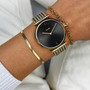 CLUSE Triomphe Mesh Bicolour Gold Black /Black