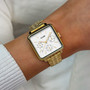 Cluse La Tetragone Multifunction White/Gold Link CW13804
