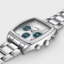 Cluse Quartaut Chrono Silver Blue/Silver Link CW52003