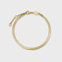Cluse Minuit Gold Mesh Watch & Flat Snake Bracelet Gift Set CG10215