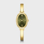 CLUSE L'Ovale Steel, Olive/Gold Watch CW16103