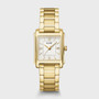 Anglee, Steel, White, Gold Colour Watch
