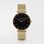 Boho Chic Mesh Gold/Black Watch