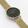 Boho Chic Mesh Gold/Black Watch