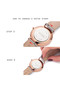 18mm Watch Strap Grey/Rose Gold