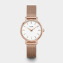 Cluse La Boheme Petite Mesh Rose Gold / White