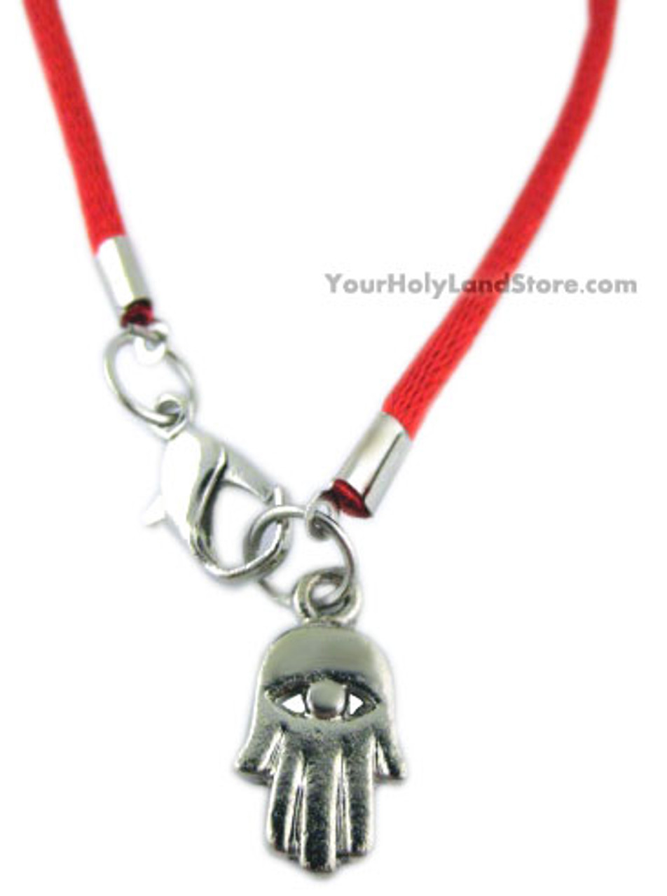 Red string bracelet with hamsa hand Clearance