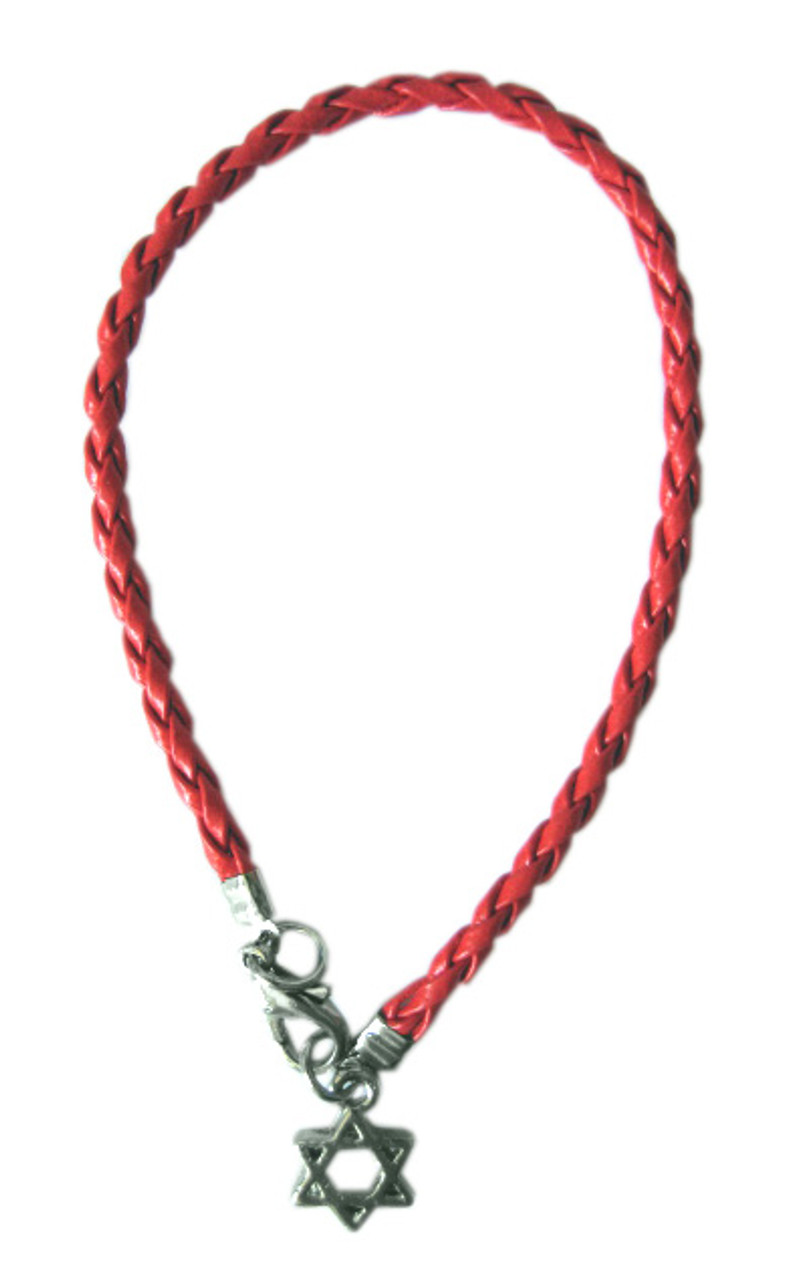 Red String Star of David Bracelet