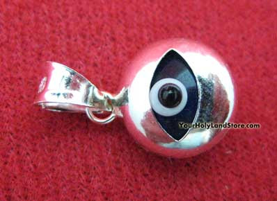 Sterling Silver Evil Eye Protection Pendant