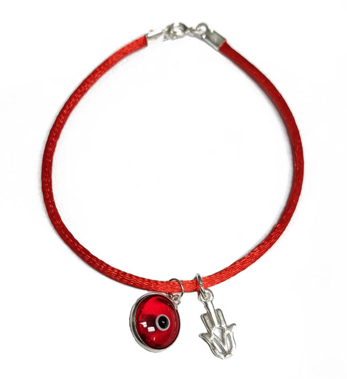 Protection Bracelet, Evil Eye Hamsa Bracelet, Red String