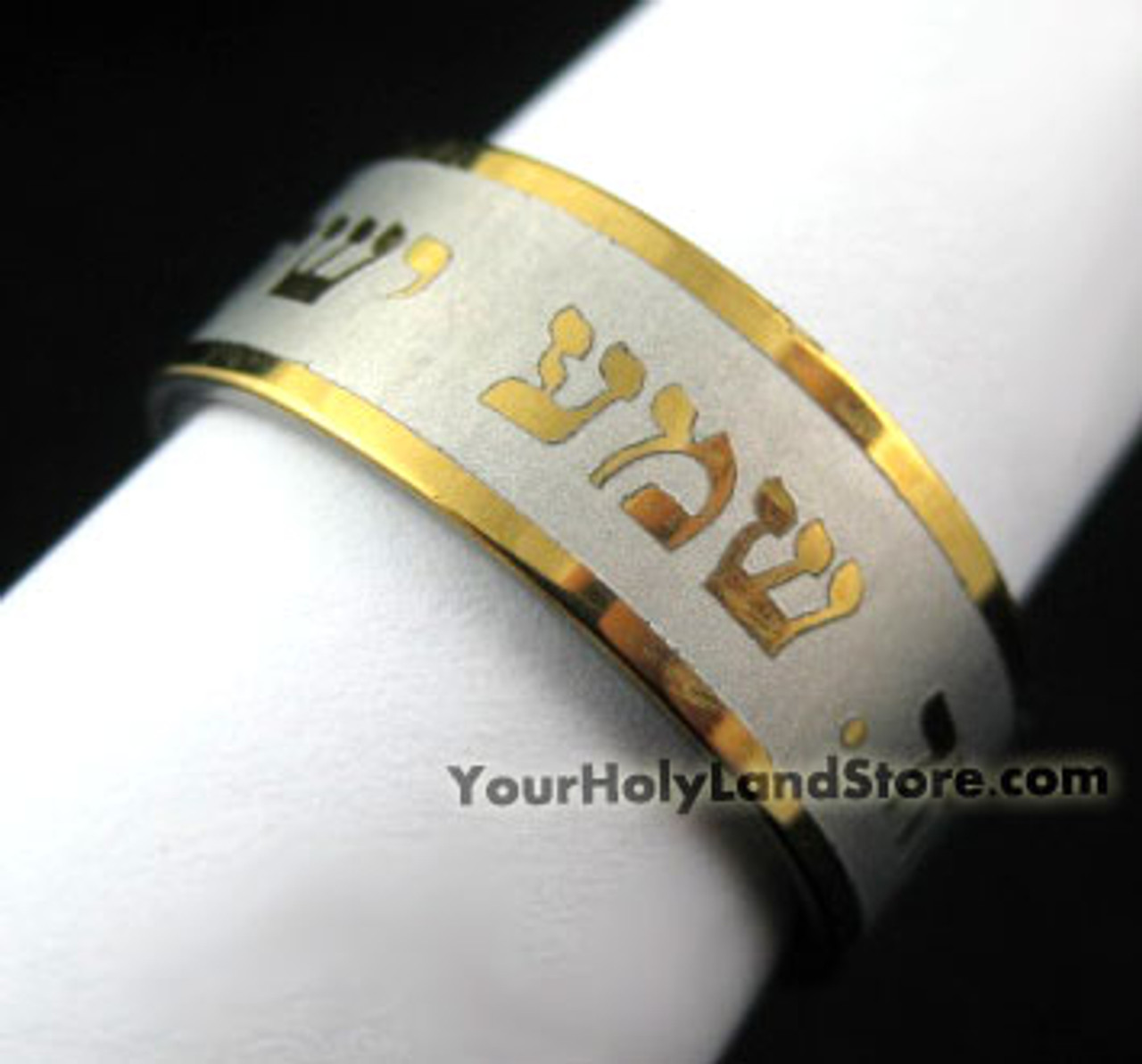 Buy Shema Silver Jewish Scarf Ring