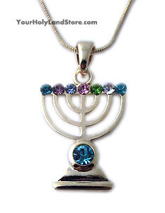 Menorah Necklace
