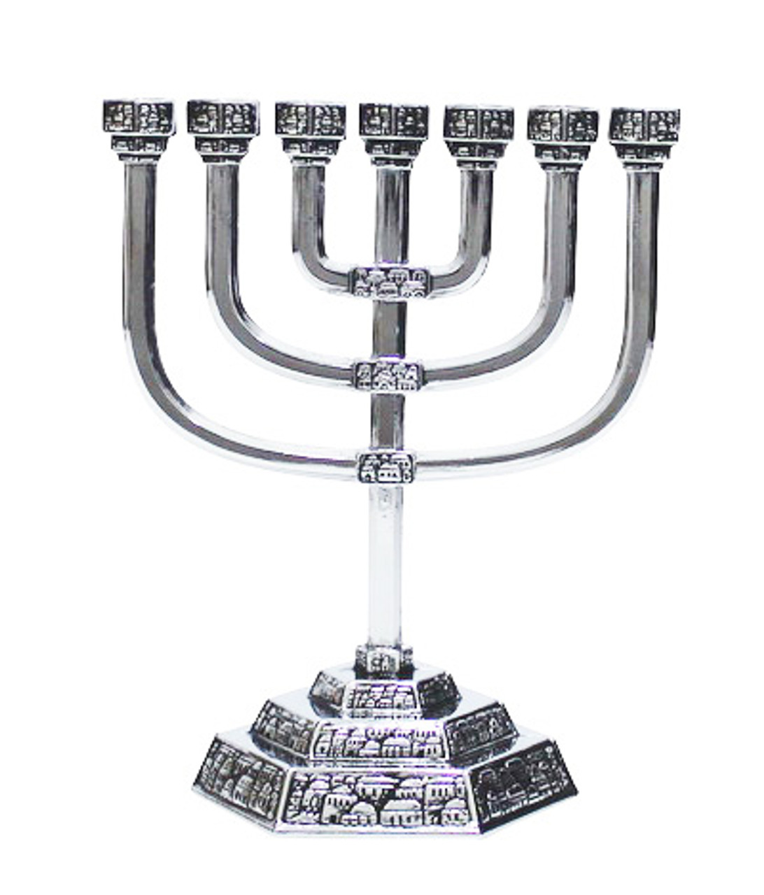 Traditional Seven Branch Menorah YourHolyLandStore
