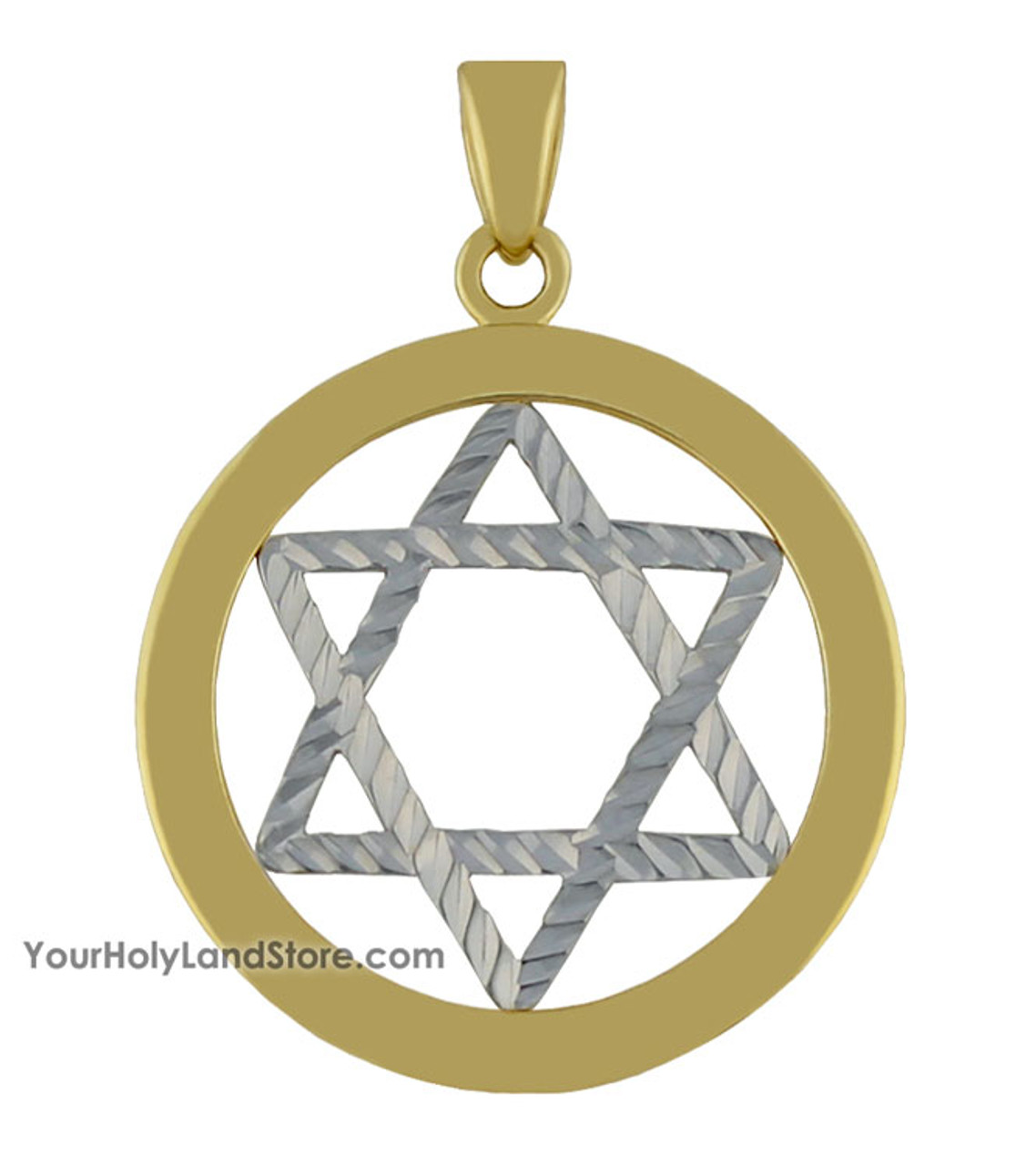 Pave Star of David Necklace