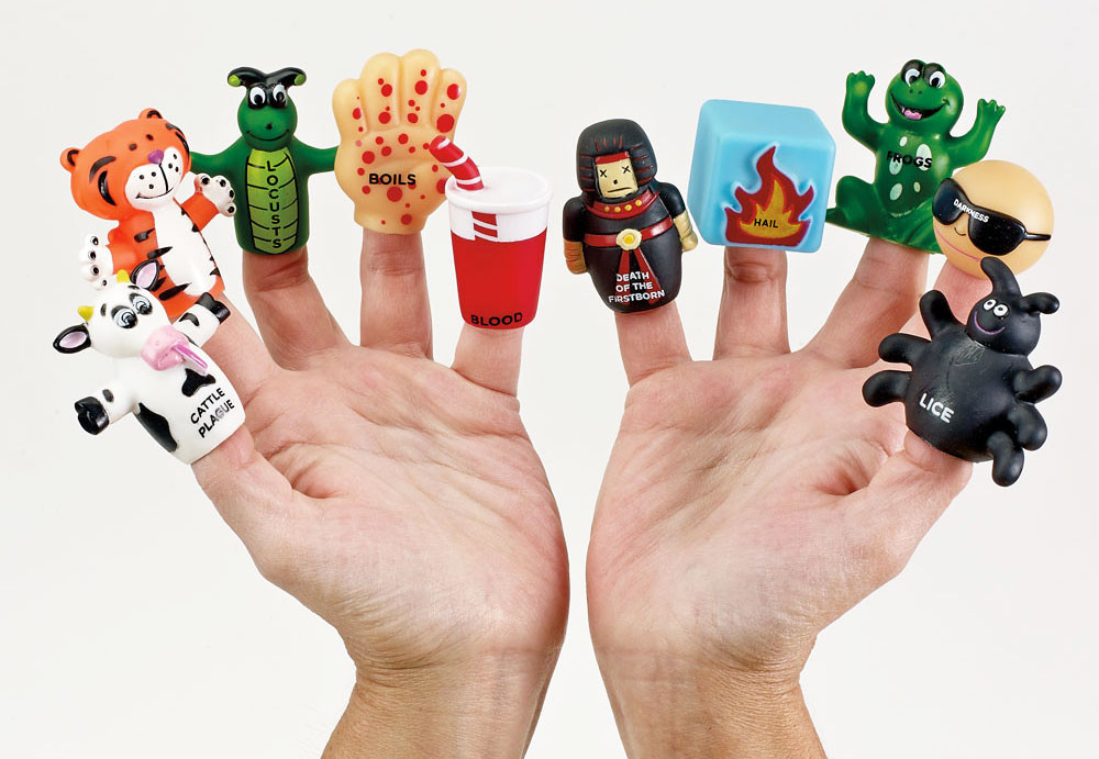 PASSOVER TEN PLAGUE FINGER PUPPETS YourHolyLandStore