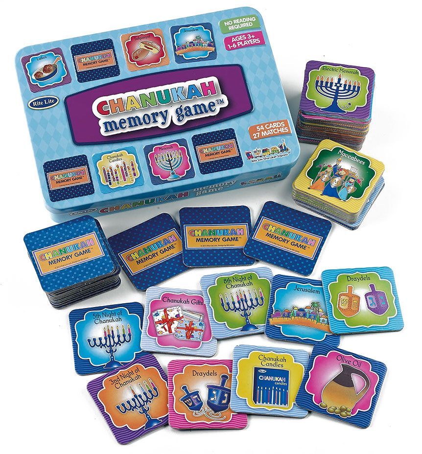 Chanukah Memory Game in Collectible Tin - YourHolyLandStore