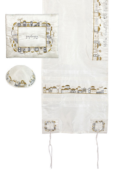 Jerusalem Tallit Set - YourHolyLandStore