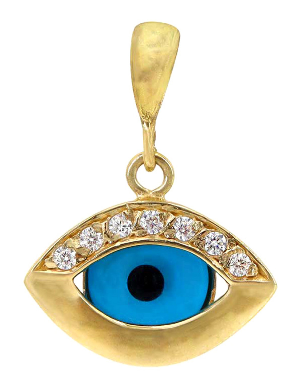 Golden Evil Eye Chain – Jireh Bijoux