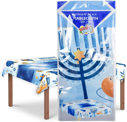 Hanukkah Disposable Tablecloth