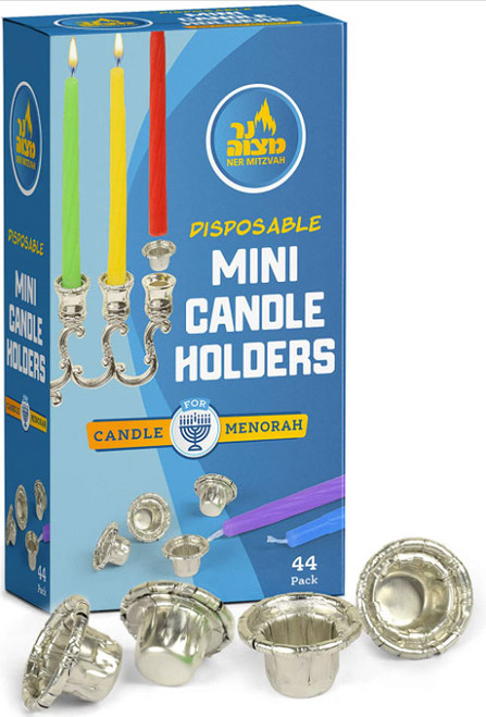 Disposable Liner Inserts for Candle Hanukkah Menorah
