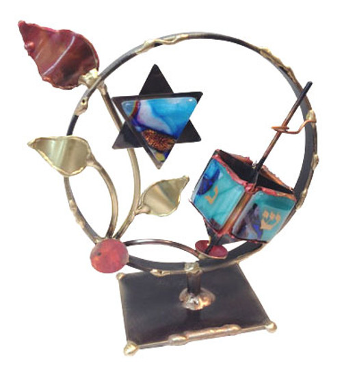 Circle of Life with Star of David Dreidel