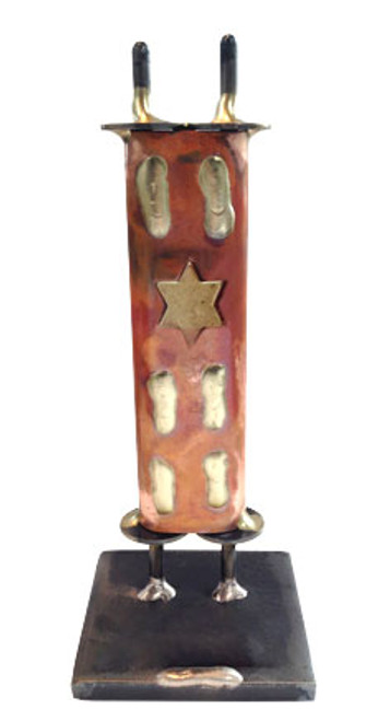 Torah Sculpture with Star of David