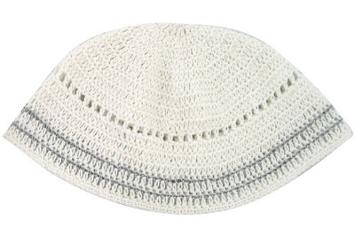 White Kippah