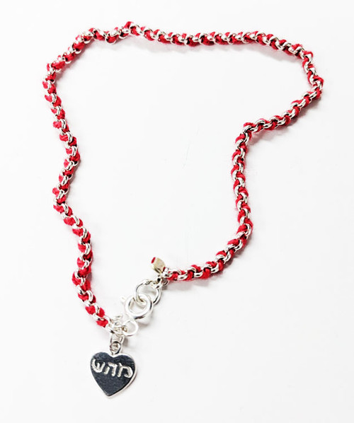 Kabbalah Red String Bracelet with Healing Pendan