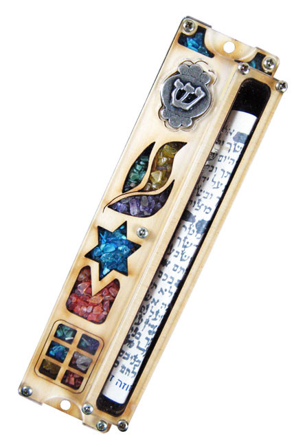 Handmade Door Mezuzah with Scroll