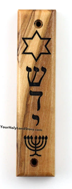 OLIVE WOOD MEZUZAH