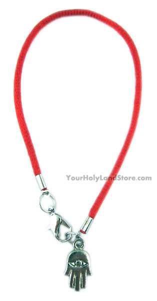 Kabbalah Red String Bracelet with Hamsa Hand