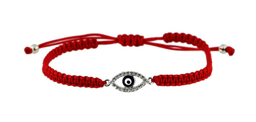 5Pcs Turkish Evil Eye Lucky Kabbalah Red String Bracelet Kit Adjustabl