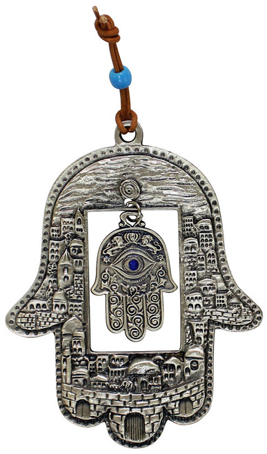 Hamsa Wall Hanging - Jerusalem Design