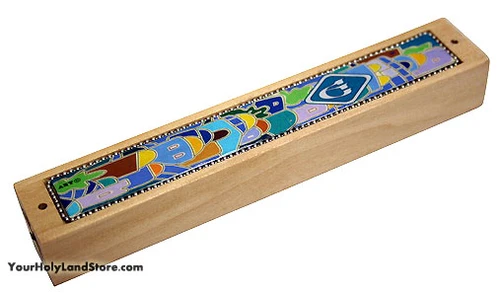 Unique Wooden Mezuzah
