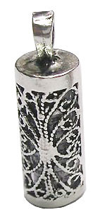 Mezuzah Pendant with Shema Scroll
