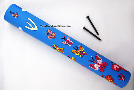 CHILDREN MEZUZAH WITH BUTTERFLIES