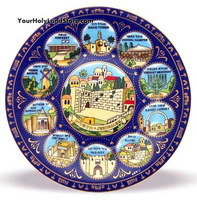 "Israel Sites" Ceramic Plate