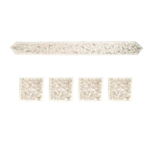 Atarah with 4 Corners Set for Tallit - Pomegranates