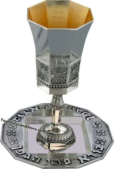 Kabbalah Mystical Wine Kiddush Goblet