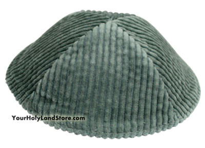 Light Green Velvet Kippah