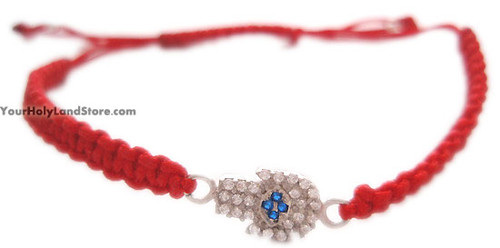 Kabbalah Red String Macrame Bracelet