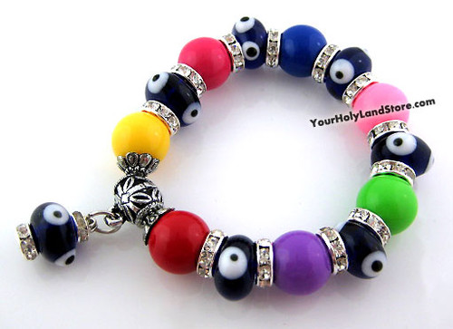 Glass Evil Eye Bracelet