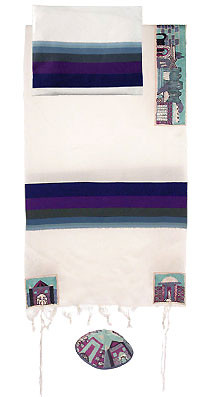 Embroidered Cotton Tallit