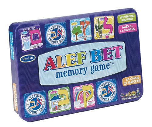 Hebrew Alphabet Memory Game