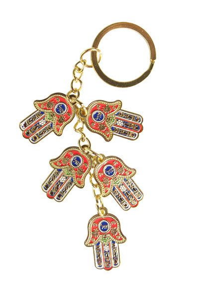 Key Chain with Five Hamsas