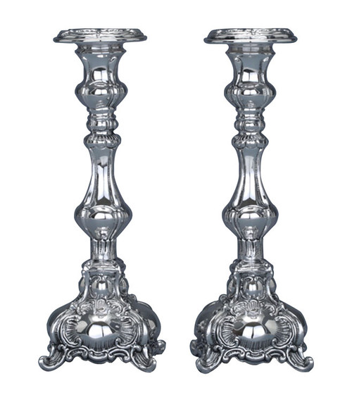 925 Sterling Silver Shabbat Candlesticks YourHolyLandStore