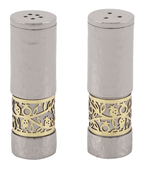 Salt & Pepper Shakers with Pomegranates