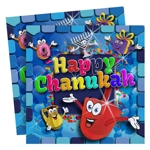 Colorful Chanukah Napkins