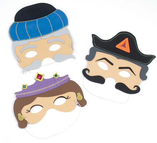 Set of 3 Purim Masks