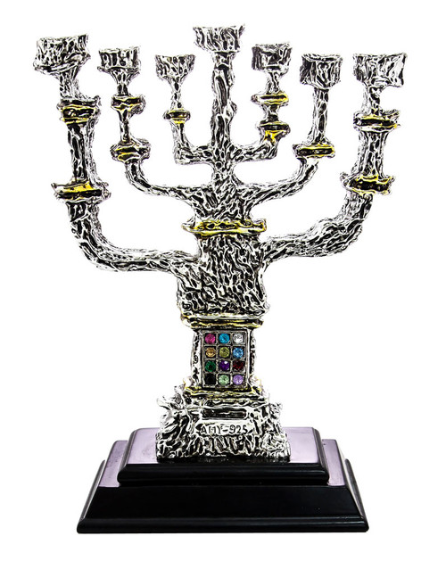 Seven Branched Menorah - Salvador Dali